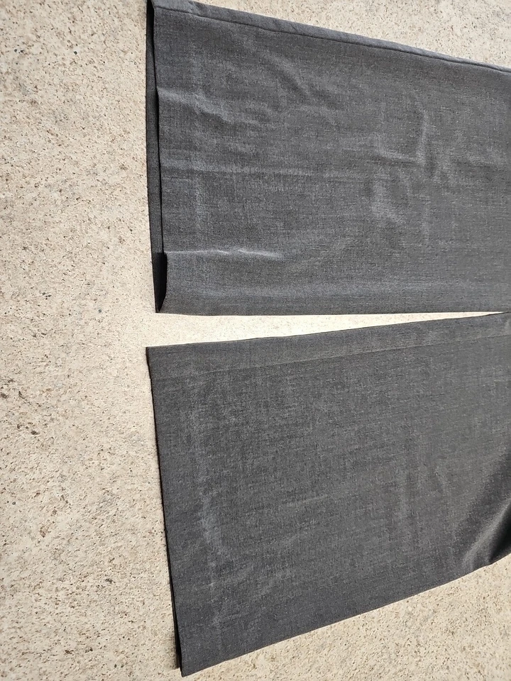 Pantalones de vestir para mujer Ninety gris liso talla 8 Foto 2 de 4