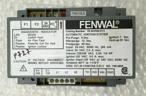 Fenwal 35-662944-013 Automatic Ignition Control System used FREE shipping #P727*