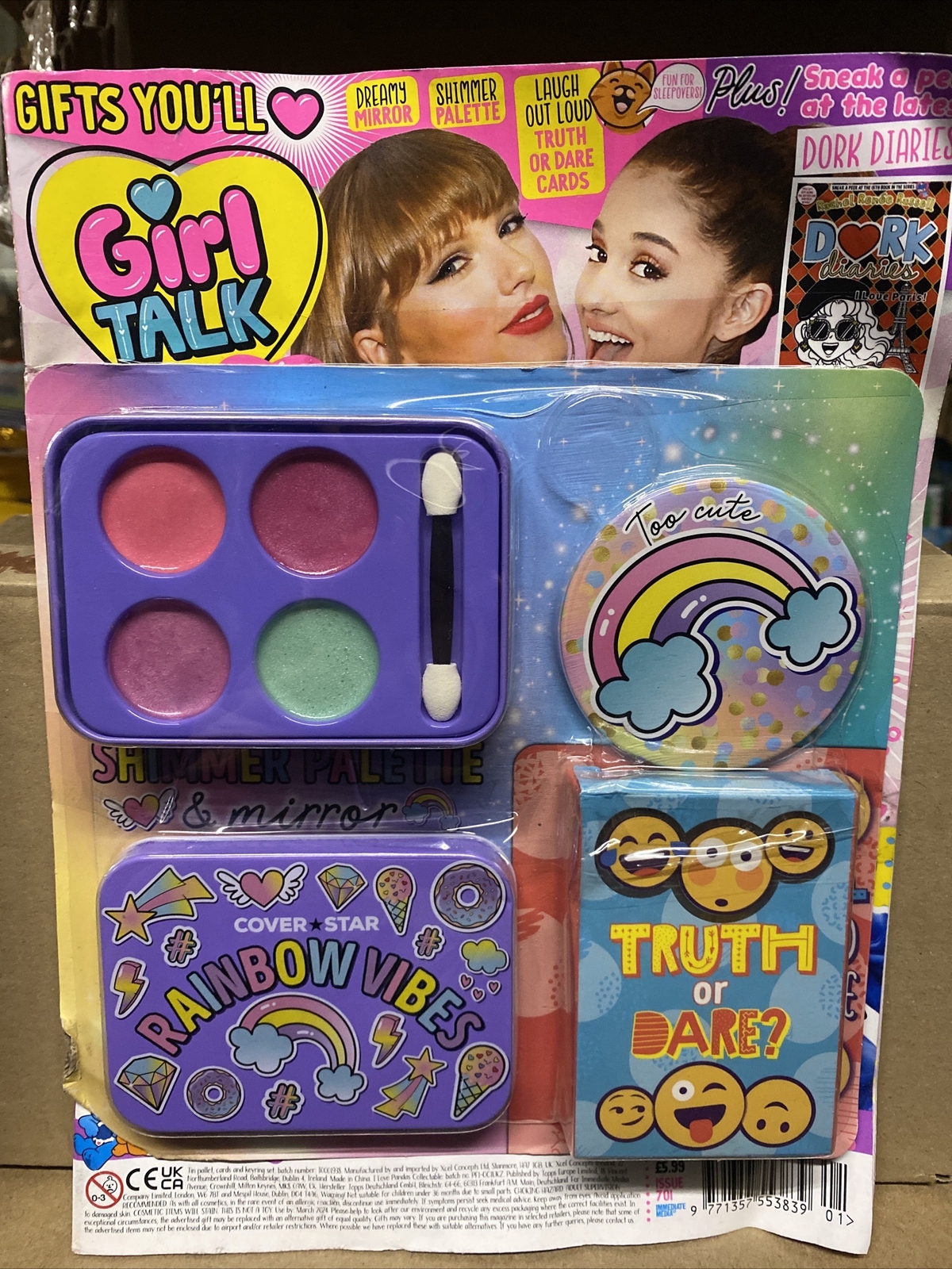 Girl Talk magazine #701 2023 Ariana Grande & Taylor Swift / Gifts You’ll Love