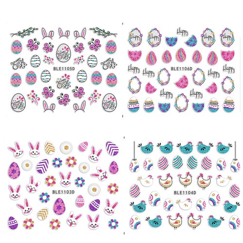 10 Pcs 3d Nail Art Stickers Child Paste Kids Manicure - Picture 2 of 12
