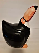 Vintage Toucan Cookie Jar  Coco Dowley / Certified International