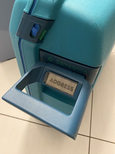 SAMSONITE OYSTER BASIC VALIGIA MEDIA VERDE ACQUA OTTIMA COMPLETA COMBINAZIONE ! - Foto 4 di 7