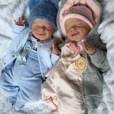 Weighted Reborn Doll 20" Newborn Baby Realistic Boy Girl Soft Body Handmade Gift