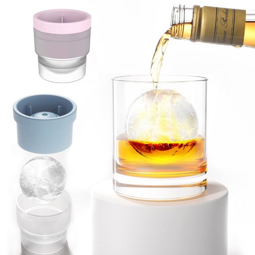2x Large Ice Ball Maker Cube Tray Big Silicone Mold Sphere Whiskey Round Mould i - Picture 6 of 17