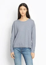 W253 NWT VINCE PIMA COTTON DROP SHOULDER WOMEN SWEATER SIZE XS, S, M, L $115