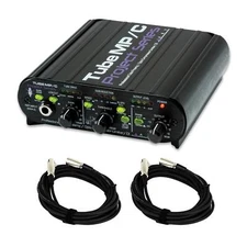 ART Tube MP/C Microphone Preamp Compressor Bundle with two 20-foot XLR Cables