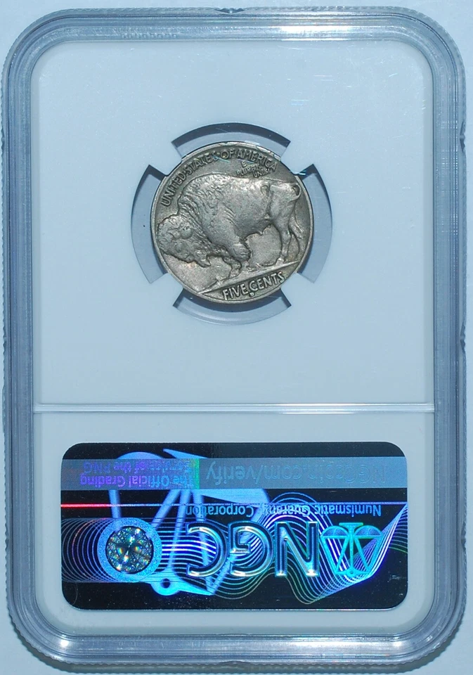 1915 D NGC AU53 Buffalo Nickel - Image 2 of 2