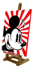 Quadro pop art Topolino Mickey Mouse Disney bambini cameretta