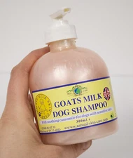 Goats Milk Shampoo for Dogs 300ml dry itchy skin sensitive allergies pruritus