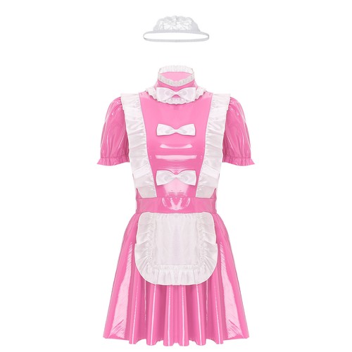 Mujeres Disfraz Discoteca Vestido Babydoll Ropa de dormir Anime Ropa de club nocturno Juego de rol Sexy - Imagen 26 de 35