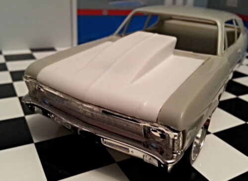 LEX'S MASSSTAB MODELLIERUNG Harz Outlaw Kapuze für '72 Nova AMT* & 69 Nova Revell - Bild 3 von 7
