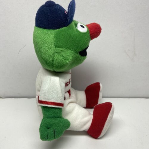 Boston Red Sox Wally the Green Monster 9” Beanbag Plush Mascot Twins Enterprise - Picture 2 of 10