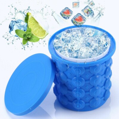 NEU MAGIC ICE GENIE EISWÜRFELBEREITER COCKTAILS WEIN ALKOHOL BAR PICKNICK SCHNELL EINFACH