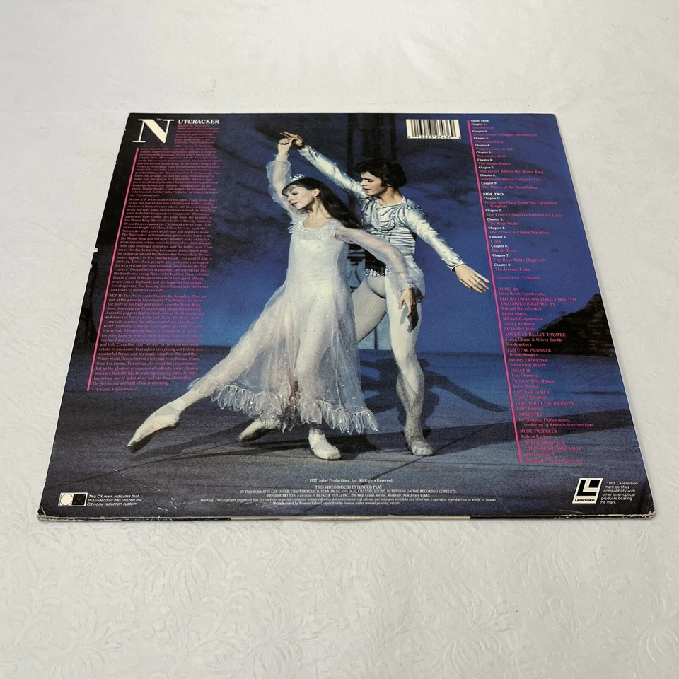 The Nutcracker Mikhail Baryshnikov Pioneer Laserdisc Stereo - Image 4 of 4