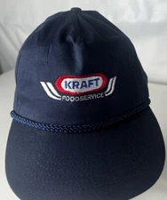 KRAFT Food Service Hat Cap Logo Spellout Employee Work Snapback