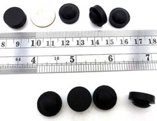 Rubber Grommet Bumper Push-In Pad Fits 5/16" Hole, 1/16" Panel, Has 9/16" Pad
