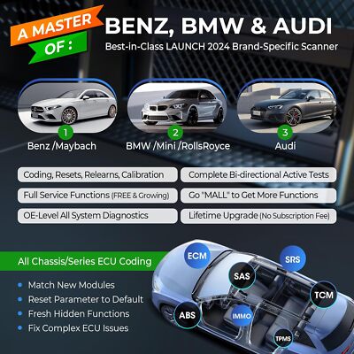 BMW用　診断機　LAUNCH creader Elite 2.0 BM 2026 LAUNCH Creader Elite 2.0 for BMW OBD2 Scanner Key Programming