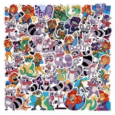 110Pcs Indigo Park Game Stickers for Phone Case water bottles laptop Waterproof