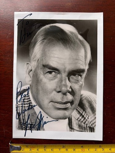 Stunning Vintage 5x7 Inscribed Signed Photo of Academy Award Winner Lee Marvin - Picture 2 of 4