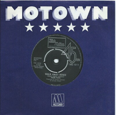Four Tops:Walk away Renee/You keep running away:Tamla Motown:TMG 1011