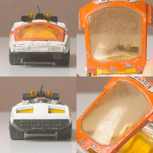 2x Matchbox Speed Kings, Police, Bandolero, 350 SLC Mercedes, '72 '74, Playworn - Bild 6 von 23