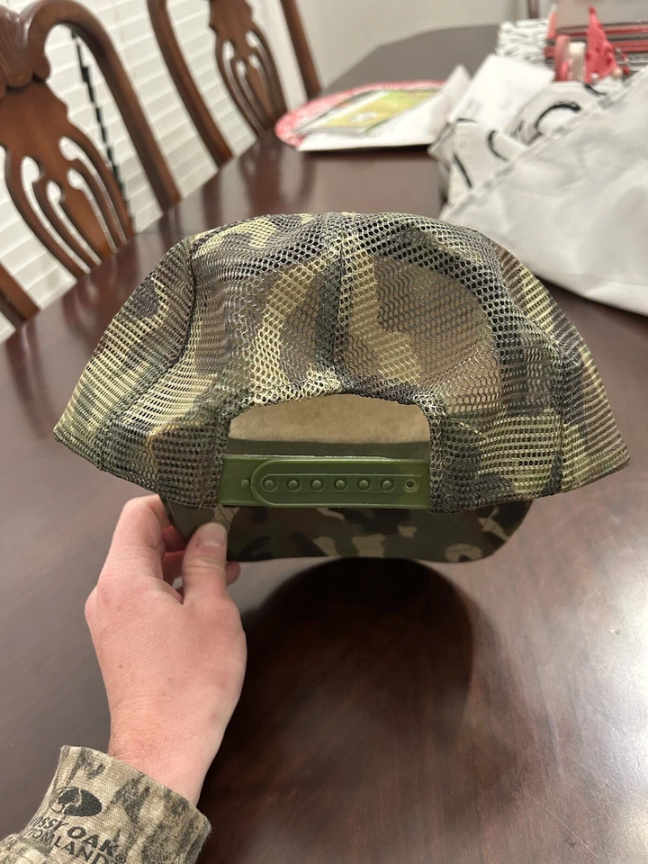 Винтажный Miller Подлинный Драфт Камуфляж Стиль Дальнобойщика Snap Back.  - Изображение 4 из 4