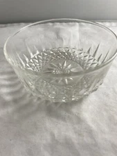 Lead Cut Crystal Starburst Bowl Or Candy Dish Heavy. Vintage. Preowned