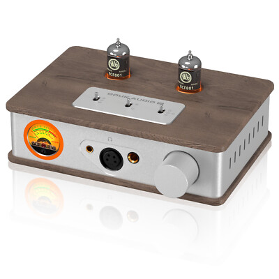 Douk Audio E2 HIFI Tube Headphone Amplifier XLR Balanced Amp Stereo Audio Preamp