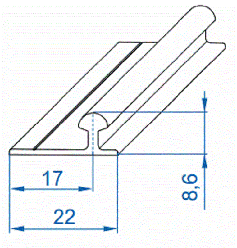 ARES Sliding Wardrobe Door Gear Track Kit DIY Bottom Roller Doors Rothley System - 第 7/14 張圖片