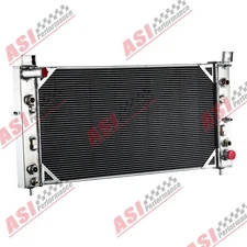 4 Row Aluminum Radiator For 2001-02 Chevy Silverado GMC Sierra 2500/3500 HD 8.1L