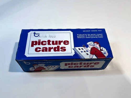 1986 TOPPS VENDING BOX BASEBALL CARDS 500 CARDS PER BOX - NEW FROM CASE