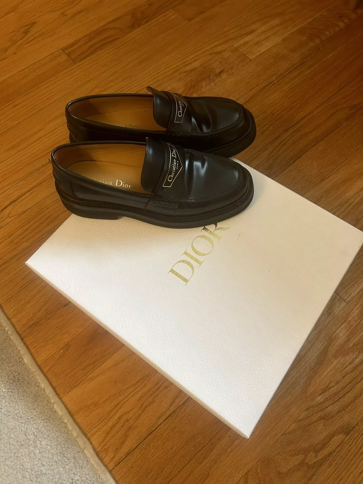 Mocassin femme Christian Dior taille 35,5 noir 