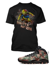 Skate or Die Graphic Tee Shirt Match J10 Duck Camo Pro Club Shaka Big Tall
