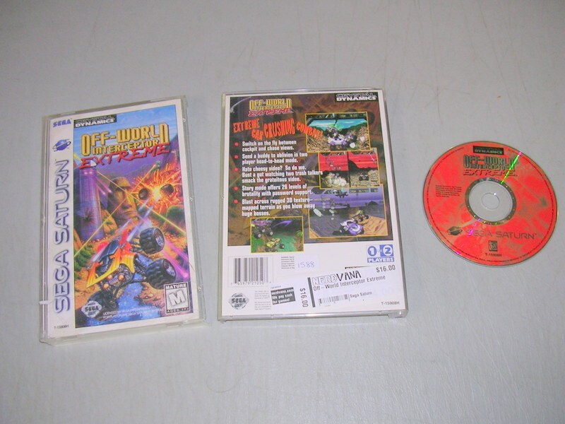 Off-World Interceptor Extreme (Sega Saturn SAT) Complete in Box CIB