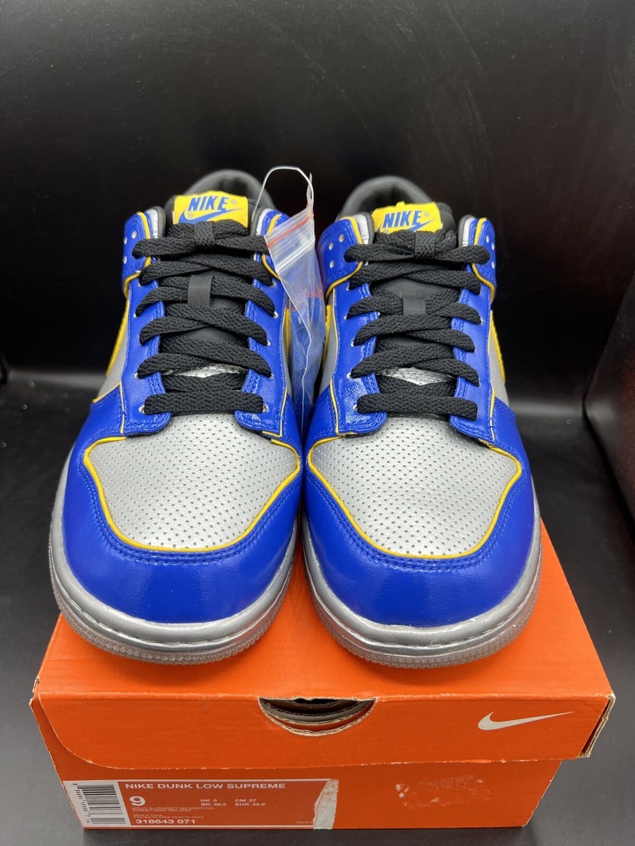 Nike Dunk Low Supreme Ronaldo R9 Mercurial 318643-071 Sz 9 RARE