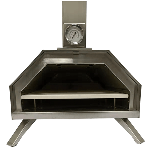 KASA Outdoor Pizza Oven Portable Wood Fired Back Garden Camping Stainless Steel - Picture 5 of 12