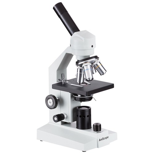 Microscopio biológico compuesto LED inalámbrico AmScope 40x-2500x con extensión extensiva - Imagen 2 de 4