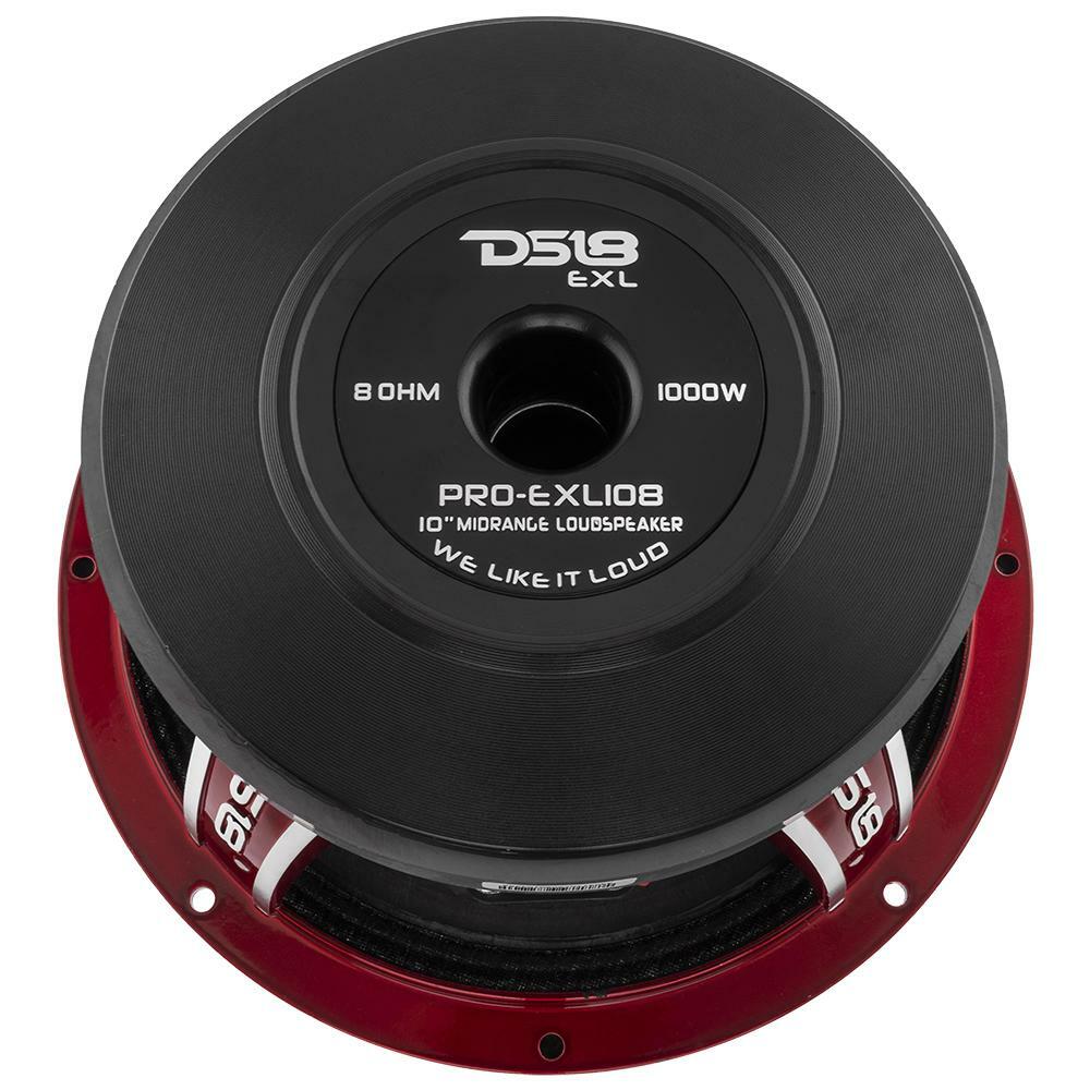 DS18 PROEXL108MB 10″ Midbass Loud Speaker 1000W 8 ohm Pro Car Audio Mid Range eBay