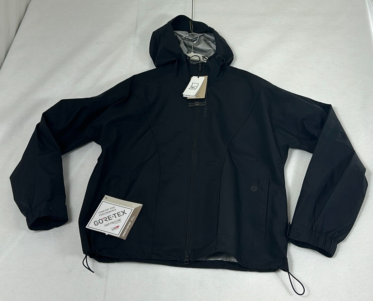 Nike Gore-Tex Infinium Running Jacket Black Storm Fit Trail Full
