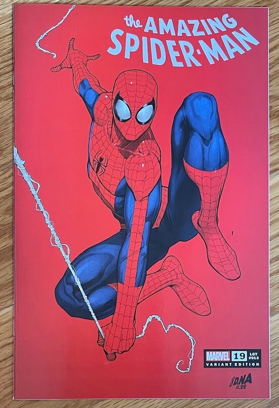 アメコミ naka AMAZING SPIDER-MAN 19 22 24 DNA Nakayama Variant Color Bleed VENOM