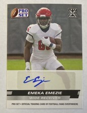 2022 Leaf Pro Set Emeka Emezie RC Auto Card # PSA-EE2