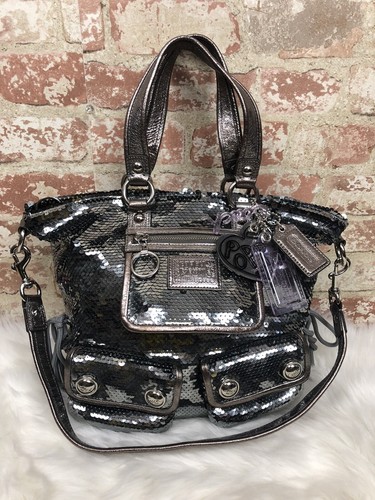 coach spotlight sequin bag