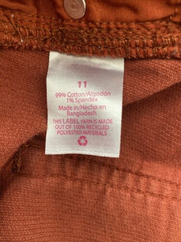 Falda de pana Nobo Sin Boundaries Elevador Óxido Naranja Caída Botones Para Mujer 11 - Imagen 11 de 14