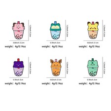 4-13pcs Cute Duck Enamel Pin Cartoon Animals Brooch For Coat Brooch Set Fashion