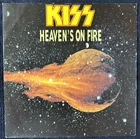KISS 'HEAVEN'S ON FIRE' 7'' SINGLE VERTIGO RECORDS VER12 1984 UK FIRST PRESS