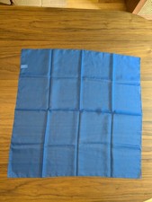 vintage made in Italy blue scarf 26" square
