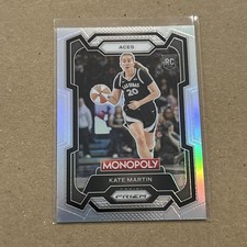 2024 Panini Prizm WNBA Monopoly Silver Rookie  Kate Martin (RC) Las Vegas Aces