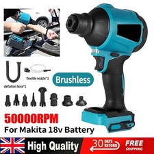 Cordless Dust Blower-Air Blower for Makita 18V Battery Brushless Motor 50000RPM