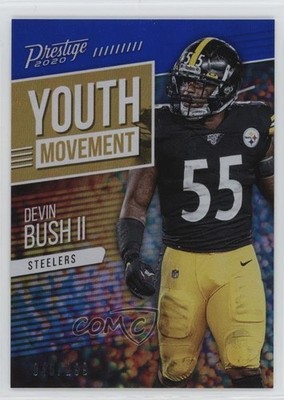 2020 Panini Prestige Youth Movement Xtra Points Blue 66/299 Devin Bush II 1hr4