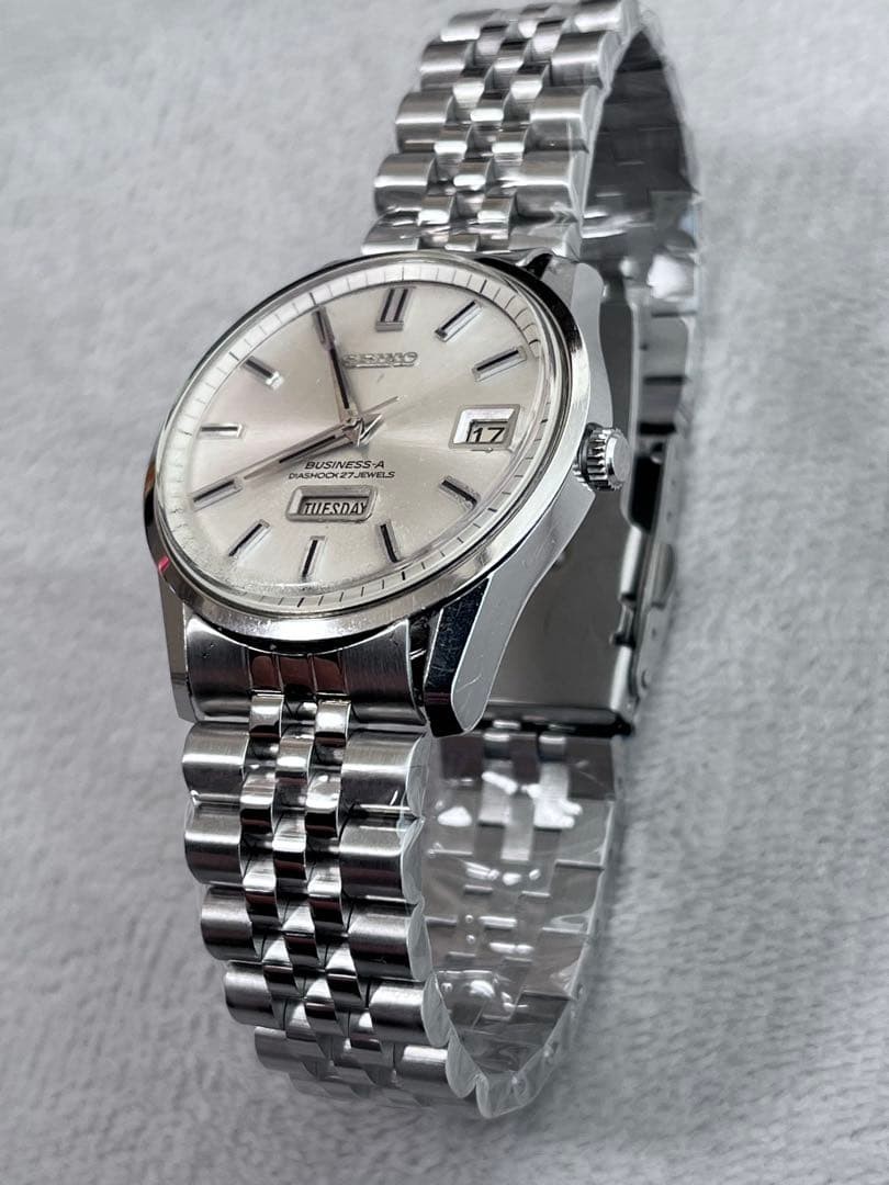 SEIKO Automatic Watch BUSINESS-A 8346-8030 Silver Dial 27 Jewels